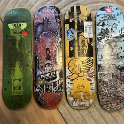 Tradera 8 stycken begagnade skateboard-brädor> Skateboard & Inliners