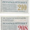 Tradera 2 stycken gamla Penninglotter från 1956> Lotterier & Lodsedler