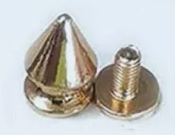 Tradera 8 stycken guldfärgade nitar, (8*12 mm).> Smykketilbehør