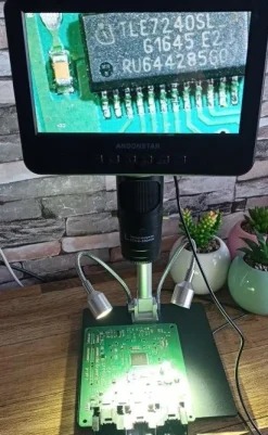 Tradera 7 tums 2160P 2000X Ultra HD HDMI digitalt mikroskop med 3 linser, 99% ny skick| Mikroskop