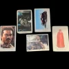 Tradera 5 vintage Star Wars filmisar/samlarkort från 80-talet.> Star Wars