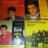Tradera 4 vinylsingel- fodral till skivor av Elvis och Hep stars, Fodral utan skivor| Musiktilbehør