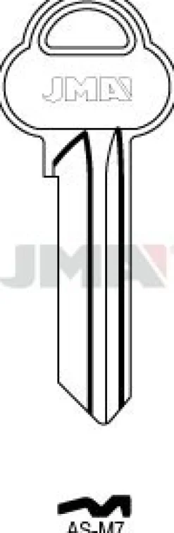 Outlet 5 X AS-M7 JMA ASSA /Nyckelämnen /Key Blanks Låse & Alarmer