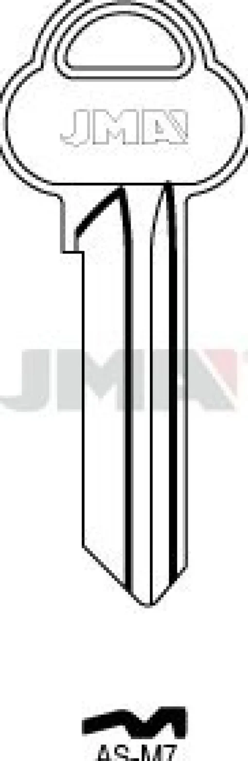 Outlet 5 X AS-M7 JMA ASSA /Nyckelämnen /Key Blanks Låse & Alarmer