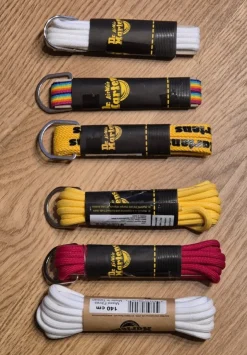 Tradera 6 x Dr Martens skosnören / 65 cm & 140 cm. Blandning.> Andre Skoprodukter