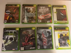 Tradera 8 Xbox spel: Halo 2, Ghost Recon, Driver Parallel Lines, Spiderman, Hulk, Turok> Xbox