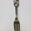 Discount A. Michelsen 1938 Julegaffel Forgyldt sterling sølv med emalje. Højtider