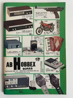 Tradera AB Hobbex katalog nr 22 - Hösten/vintern 1971-72> Prislister & Kataloger
