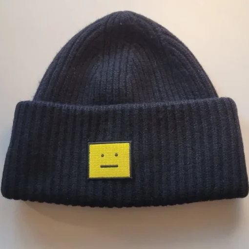 Cheap Acne Studios svart mössa Hovedbeklædning
