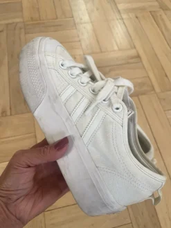 Tradera Adidas Nizza Platform - Vita Sneakers, Storlek 38> Damesko
