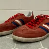 Tradera Adidas Samba Vintage Röda Sneakers Storlek 42,5> Herresko