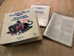 Tradera Advanced Dungeons & Dragons 2nd Edition - Monstrous Compendium (Bind 1 & 2)| Rollespil & Karakterspil