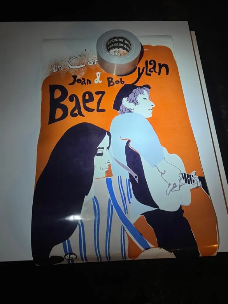 Tradera Affisch - Joan Baez & Bob Dylan> Plakater