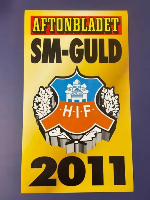 Tradera Aftonbladet löpsedel Helsingborgs IFs SM-Guld 2011.> Sportsmemorabilia