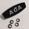 Tradera Aga Cooker, Enamel Badge Contemporaray Black / Silver, starloc| Hvidevarer