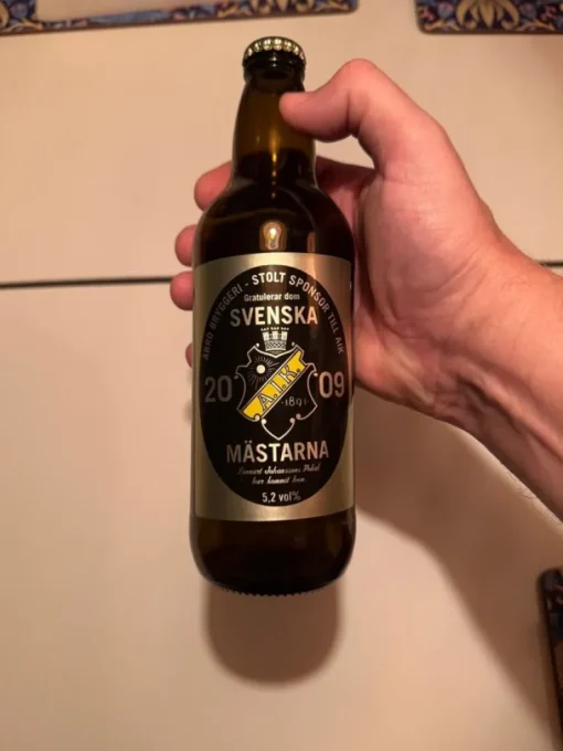 Tradera AIK SM-guld 2009 tomflaska.> Fodbold