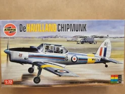 Tradera Airfix De Havilland Chipmunk Modellbyggsats 1:72| Plastik Byggesæt
