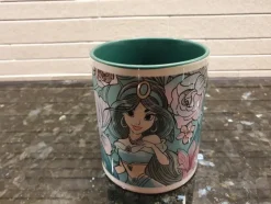 Tradera ALADDIN FLORAL JASMINE GRÖN INSIDA MUGG Merchandise Mug Green Disney| Filmmerchandise