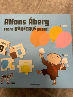 Discount Alfons Åberg Stora Bokstavspussel Børnespil & Puslespil