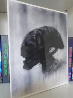 Tradera Alien Xenomorph Art Print (Signeret)| Filmmerchandise