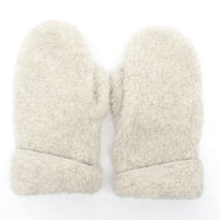 Cheap Alwero, Tumvantar, Woolmark-certifierad, Ljusgrå, Strl M Handsker & Vanter