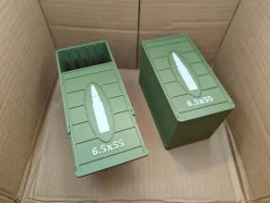 Tradera Ammo låda Xl 6.5x55 2st (50 skott)> Skydning