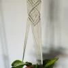 Tradera Ampel i makramé JUNNIE SAGE GREEN /plant hanger/ inredning med växter| Potter & Plantedyrknings-systemer
