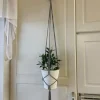 Tradera ampel, makramé, plant hanger, grå| Andet Til Haven