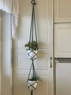 Tradera Ampel, plant’s hanger , handmade, macramé| Potter & Plantedyrknings-systemer