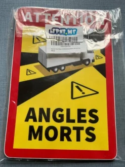 Tradera Angles morts - 2 skyltar för tyngre fordon. Behövs i Frankrike. Magnetiska. Nya| Autocampere & Campingvogne