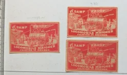 Tradera Annebergs tändsticksfabrik nr 487 489 490 491 och 492> Tobakiana