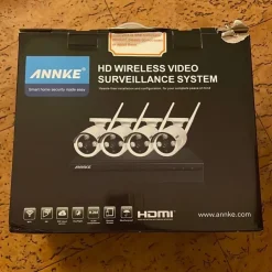 New ANNKE HD Trådlöst Videoovervakningssystem 4-pack Låse & Alarmer