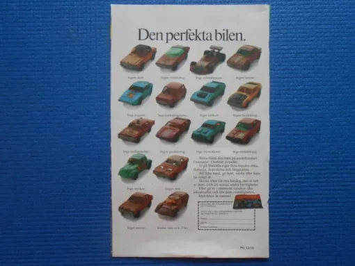 Tradera Annons Den perfekta bilen> Reklame Gadgets
