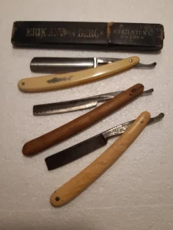 Tradera Antik samling rakknivar| Barbering