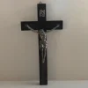 Discount Antikt trä krucifix vägg vägghängande Jesus på kors. Ikoner & Religiøse Genstande