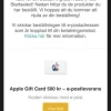 Online Apple Gift Card 500 kr Gavekort & Rabatkoder