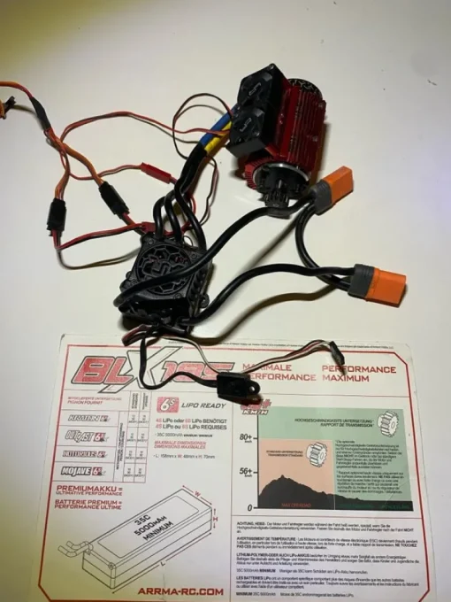 Tradera Arrma blx 185 med motor 2050kv 6s| Radiostyret
