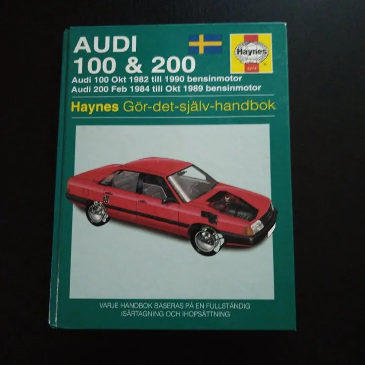 Tradera Audi 100 & 200 Gör-det-själv-handbok - Haynes| Service & Reparation