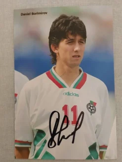 Tradera Autograf - Daniel Borimirov - Bulgaria - Fotboll| Autografer