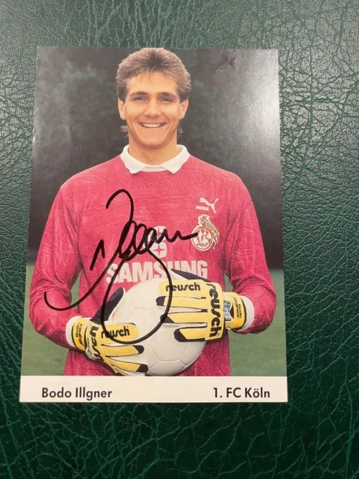 Tradera Autograf på autogramm, Bodo Illgner, Tyskland, storlek ca 10*15 cm| Autografer