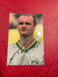 Tradera Autograf på fotografi Taffarel, Parma och Brasilien ca 10*15 cm| Autografer