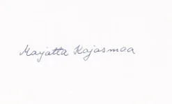 Tradera Autograph Marjatta KAJOSMAA 72/2 Nordic skiing| Autografer