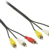 Tradera A/V AV Kompositkabel Komposit Kabel 3 x RCA till 3 x RCA 1,5m *NYTT*| Stereo Og Hifi