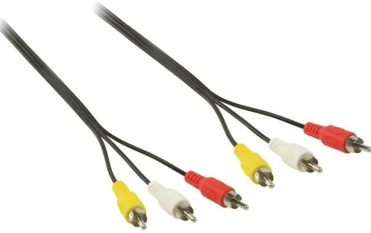 Tradera A/V AV Kompositkabel Komposit Kabel 3 x RCA till 3 x RCA 1,5m *NYTT*| Stereo Og Hifi