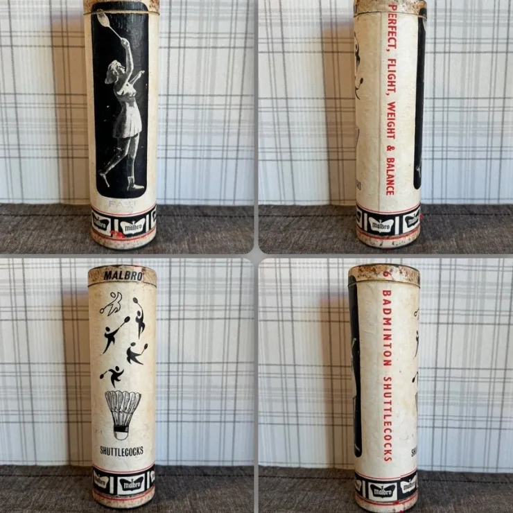 Tradera Badmintonboll / Fjäderbollar / Malbro / 60-tal / Retro / Vintage / Samlarobjekt> Badminton