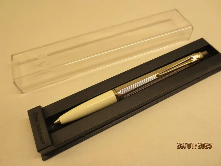 Tradera BALLOGRAF KULPENNA GULD/VIT> Kuglepenne & Tilbehør