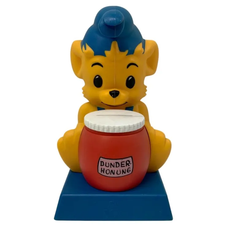 Tradera Bamse Dunderhonung Sparbössa Spargris PK Banken Retro> Sparebøsser