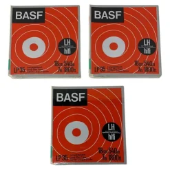 Tradera BASF LP 35 Long Play Tape 18cm/540m Rullband Tonband 3st Vintage| Spolebånd