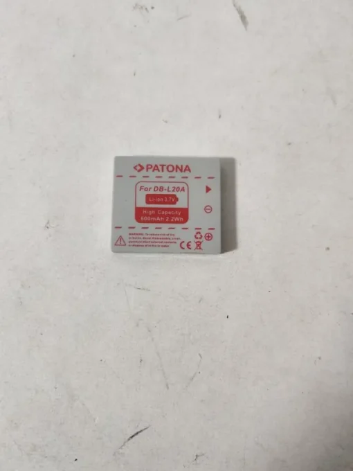 Tradera Batteri för Sanyo DB-L20A 600mAh 3.7V| Filmkameraer