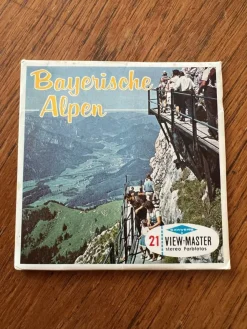 Tradera Bayerische Alpen, View-Master stereobilder| Miniature Optik